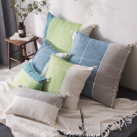 北欧风格ins沙发抱枕床上长方形靠垫现代简约靠背民族风大靠枕套