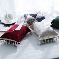 新中式纸巾盒复古典布艺客厅沙发餐桌茶几中国风卧室房间装饰品