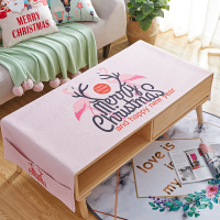 圣诞节日主题茶几桌布布艺棉麻防水防油免洗网红客厅长方形餐桌布