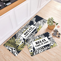 厨房pu地垫防水防油地毯北欧可水洗光面可擦洗防滑家用长条免洗