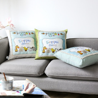 沙发抱枕靠垫儿童靠枕套4545不含芯可拆洗正方形客厅
