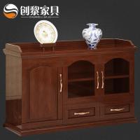 汐岩办公家具 油漆实木贴皮茶水柜 矮柜 茶柜储物柜 落地低柜 125