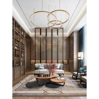 美帮汇中国风客厅茶几地毯 现代简约欧式轻奢美式新中式卧室书房地垫