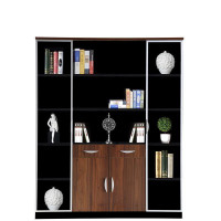 汐岩家具 书房文件柜 办公书柜 落地资料板式文件储物挂衣柜 8035