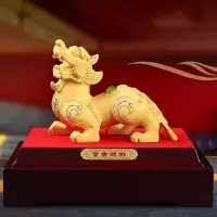 美帮汇皮丘貔貅摆件绒家居客厅办公室室内摆设店铺开业礼品