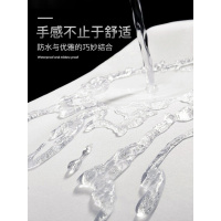 权夫人免打孔浴帘套装浴室卫生间洗澡磁性挂帘水布淋浴隔断帘水霉