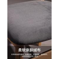 汐岩实木餐椅家用现代简约餐厅餐桌椅书桌椅子休闲凳子靠背北欧椅成人