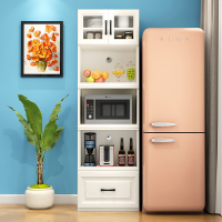 汐岩现代简约餐边柜红酒柜餐厅厨房储物柜收纳柜茶水柜微波柜碗橱柜子