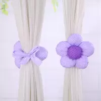 美帮汇创意韩版布艺蕾丝花朵窗帘扣窗帘绑带捆绑扎花窗帘带绑绳
