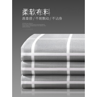 美帮汇卫生间免打孔洗澡隔断帘简约加厚水霉涤纶遮光布窗帘浴帘套装