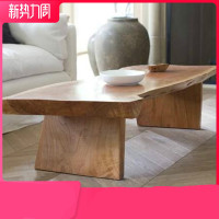 汐岩新中式实几家用小茶台现代简约轻奢设计师客厅长方小桌子禅意