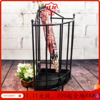 美帮汇欧式创意落地式家用雨伞架酒店简约铁艺雨伞桶厅收纳架放伞架子