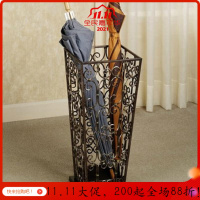 美帮汇家用雨伞架 雨伞收纳桶 铁艺雨伞收纳酒店大堂创意雨伞桶