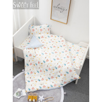 美帮汇幼儿园被子三件套含芯春儿童全棉入园床品宝宝午睡六件套被褥