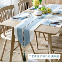 美帮汇简约现代桌旗中式禅意餐桌桌旗日式棉麻清新鞋柜斗柜盖布餐垫布艺