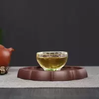 美帮汇紫砂菱形壶承干泡台全手工茶盘茶托茶具紫泥干泡盘壶托