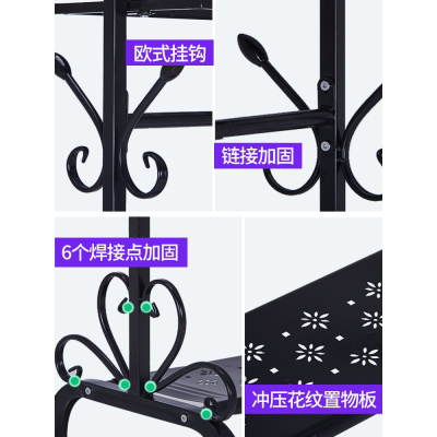 美帮汇晾衣架落地折叠单杆式卧室内简易凉衣杆阳台晒衣架挂衣服架子家用