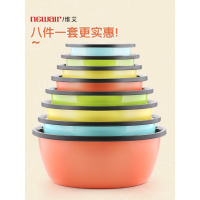 美帮汇304不锈钢盆子套装加厚圆形家用厨房打蛋和面淘米洗菜汤盆