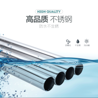 美帮汇不锈钢单杆晾衣架落地折叠晒衣架加厚阳台凉挂衣架晒被