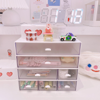 美帮汇*简约风组合桌面收纳盒 办公学习抽屉式大容量整理盒