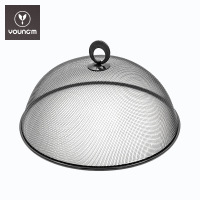 美帮汇欧式菜罩家用防苍蝇盖菜罩大号餐桌罩厨房遮菜罩圆形长方形饭菜罩