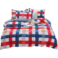 美帮汇寝室三件套单人床男生大学生宿舍铺盖套六件套上下铺被子四件套90