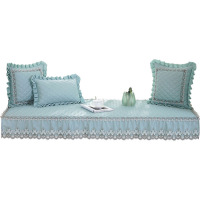 美帮汇飘窗垫四季通用阳台垫子窗台垫榻榻米飘窗装饰飘窗毯夏季定做