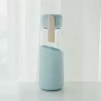 美帮汇茶杯夏天水杯学生潮流玻璃杯少女风简约创意便携森系杯子