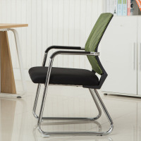 汐岩办公椅家用电脑椅学生宿舍椅简约培训椅职员会议麻将弓形椅子