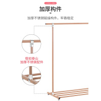 美帮汇单杆式晾衣架落地简易挂衣家用室内晒衣架折叠阳台卧室凉衣服架子