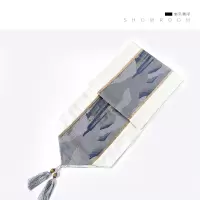 美帮汇美式轻奢桌旗样板间餐桌桌巾茶几时尚北欧桌旗布床尾巾现代简约
