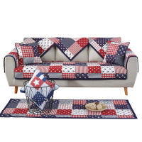 美帮汇全棉布艺沙发垫防滑简约现代四季通用客厅色坐垫组合沙发罩巾套