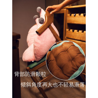 美帮汇椅子坐垫椅垫连体靠垫一体少女办公室久坐不累屁股垫防滑加厚