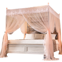 美帮汇三开廷蚊帐 欧式落地式 1.5家用夏天1.8m床单双人2.0米床1.2