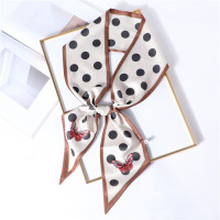 美帮汇新款首周两件5折 细窄丝带小丝巾春秋薄款长围巾长款气质百搭领巾