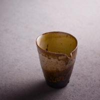美帮汇手工原矿粗陶手抓陶瓷宽口柴烧窑变公道杯手工拉胚功夫茶具