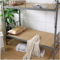 美帮汇夏季凉席单人床学生宿舍席子0.9米1m1.2米床折叠席上下铺0.8m