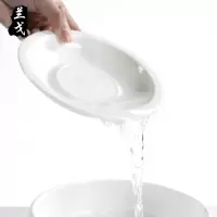 美帮汇德化白瓷壶承功夫茶具套装家用茶壶茶道配件陶瓷干泡茶盘壶托