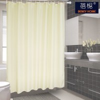 美帮汇米色酒店卫生间浴帘水布加厚霉宾馆浴室隔断帘子浴间洗澡挂帘