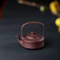 美帮汇提梁紫砂壶提璧壶手工原矿紫泥功夫茶壶大号紫砂茶壶
