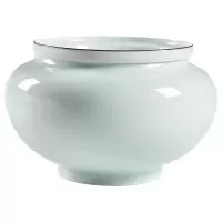 美帮汇陶瓷茶洗茶渣罐 杯洗建水茶具配件水盂茶道零配烟灰缸茶渣桶