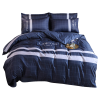 美帮汇床单四件套男生潮流 简约北欧被套个性创意背套欧式一米八