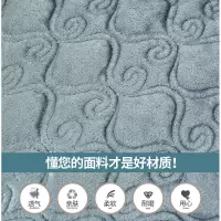 美帮汇冬季毛绒坐垫椅垫加厚办公室垫子汽车座垫餐椅垫椅子坐垫布艺绑带