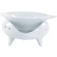 美帮汇羊脂白瓷茶滤恬白玉陶瓷茶漏 功夫茶具配件茶叶过滤茶隔滤网