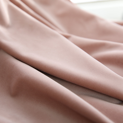 美帮汇北欧现代简约轻奢绒布窗帘成品欧式大气遮光卧室客厅色丝绒