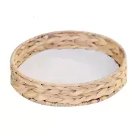 美帮汇编圆盘果盆零食瓜子盘桌面杂物篮水果篮桌面收纳盘