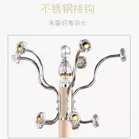 汐岩欧式单杆衣帽架家用简约现代落地式挂衣架卧室衣架不锈钢衣服架子