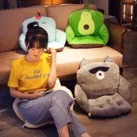美帮汇坐垫办公室久坐减压椅子椅垫靠垫一体学生座垫地上 少女