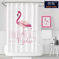 美帮汇北欧卫生间浴帘水布浴室隔断挂帘加厚霉浴间洗澡淋浴拉帘