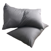美帮汇枕套一对装 全棉全棉简约欧美风单人枕头套48*74